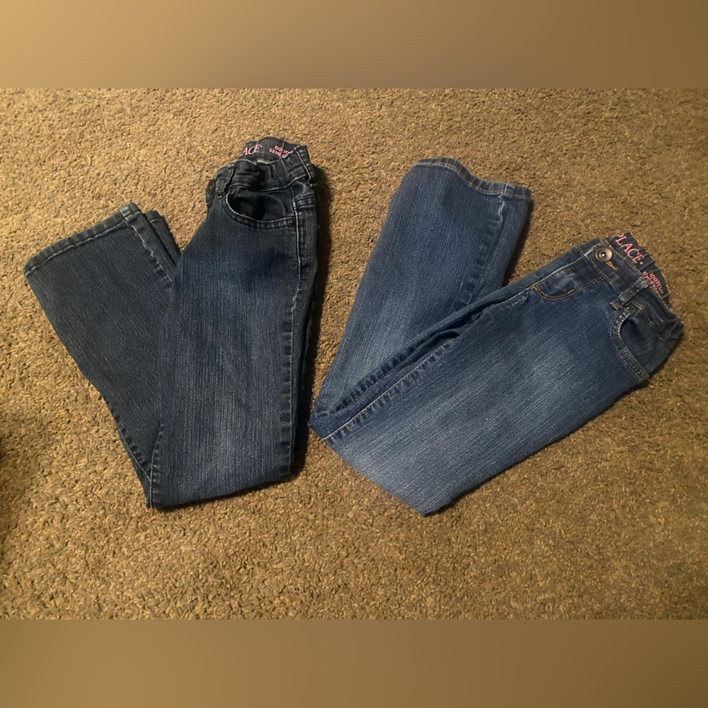 Girls jeans bootcut size 8